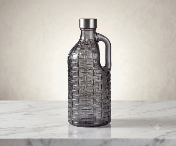 1 Liter Crystal bottle With Handle