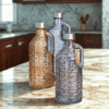 1 Liter Crystal bottle With Handle