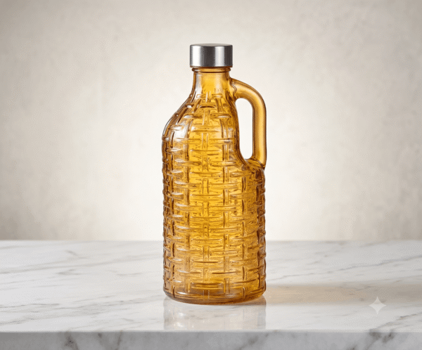 1 Liter Crystal bottle With Handle