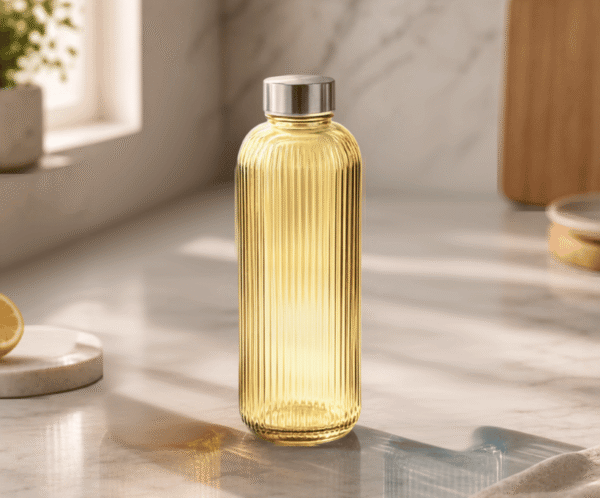 Crystal Glass Water Bottle 1000ML